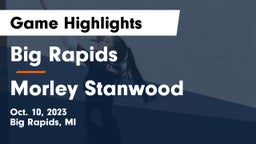 Big Rapids  vs Morley Stanwood  Game Highlights - Oct. 10, 2023