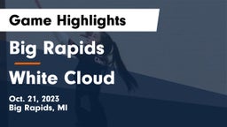 Big Rapids  vs White Cloud Game Highlights - Oct. 21, 2023