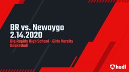 Big Rapids girls basketball highlights BR vs. Newaygo 2.14.2020