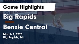 Big Rapids  vs Benzie Central  Game Highlights - March 4, 2020