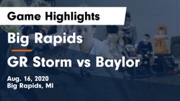 Big Rapids  vs GR Storm vs Baylor Game Highlights - Aug. 16, 2020