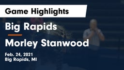Big Rapids  vs Morley Stanwood  Game Highlights - Feb. 24, 2021