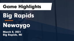 Big Rapids  vs Newaygo  Game Highlights - March 8, 2021