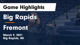Big Rapids  vs Fremont  Game Highlights - March 9, 2021