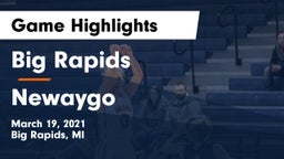 Big Rapids  vs Newaygo  Game Highlights - March 19, 2021