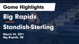Big Rapids  vs Standish-Sterling  Game Highlights - March 24, 2021