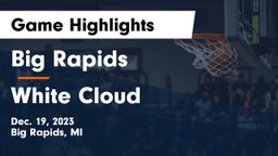 Big Rapids  vs White Cloud  Game Highlights - Dec. 19, 2023