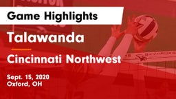 Talawanda  vs Cincinnati Northwest  Game Highlights - Sept. 15, 2020