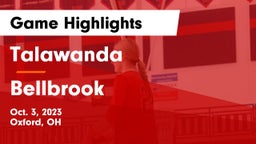 Talawanda  vs Bellbrook  Game Highlights - Oct. 3, 2023