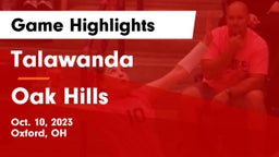 Talawanda  vs Oak Hills  Game Highlights - Oct. 10, 2023
