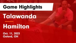 Talawanda  vs Hamilton  Game Highlights - Oct. 11, 2023