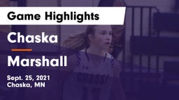 Chaska  vs Marshall Game Highlights - Sept. 25, 2021