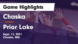 Chaska  vs Prior Lake Game Highlights - Sept. 11, 2021