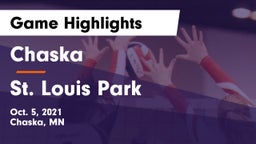 Chaska  vs St. Louis Park  Game Highlights - Oct. 5, 2021