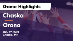 Chaska  vs Orono  Game Highlights - Oct. 19, 2021