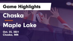 Chaska  vs Maple Lake Game Highlights - Oct. 23, 2021
