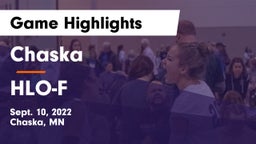Chaska  vs HLO-F Game Highlights - Sept. 10, 2022