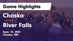 Chaska  vs River Falls  Game Highlights - Sept. 10, 2022