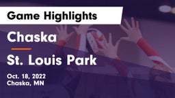 Chaska  vs St. Louis Park  Game Highlights - Oct. 18, 2022