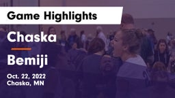 Chaska  vs Bemiji Game Highlights - Oct. 22, 2022