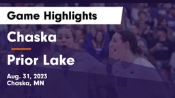 Chaska  vs Prior Lake  Game Highlights - Aug. 31, 2023
