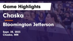 Chaska  vs Bloomington Jefferson  Game Highlights - Sept. 28, 2023