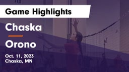 Chaska  vs Orono  Game Highlights - Oct. 11, 2023