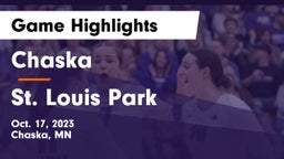 Chaska  vs St. Louis Park  Game Highlights - Oct. 17, 2023