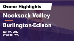 Nooksack Valley  vs Burlington-Edison  Game Highlights - Jan 27, 2017