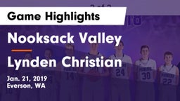 Nooksack Valley  vs Lynden Christian  Game Highlights - Jan. 21, 2019
