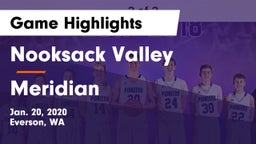 Nooksack Valley  vs Meridian  Game Highlights - Jan. 20, 2020