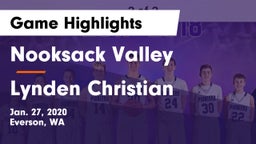 Nooksack Valley  vs Lynden Christian  Game Highlights - Jan. 27, 2020