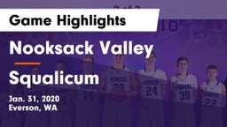 Nooksack Valley  vs Squalicum  Game Highlights - Jan. 31, 2020