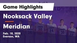 Nooksack Valley  vs Meridian Game Highlights - Feb. 18, 2020