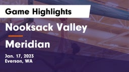 Nooksack Valley  vs Meridian  Game Highlights - Jan. 17, 2023