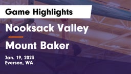 Nooksack Valley  vs Mount Baker  Game Highlights - Jan. 19, 2023