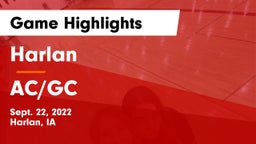 Harlan  vs AC/GC  Game Highlights - Sept. 22, 2022