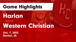 Harlan  vs Western Christian  Game Highlights - Oct. 7, 2023