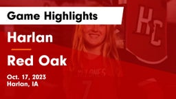 Harlan  vs Red Oak  Game Highlights - Oct. 17, 2023