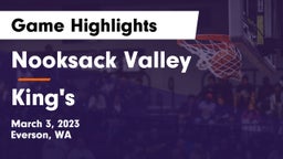 Nooksack Valley  vs King's  Game Highlights - March 3, 2023