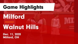 Milford  vs Walnut Hills  Game Highlights - Dec. 11, 2020