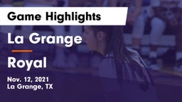 La Grange  vs Royal  Game Highlights - Nov. 12, 2021