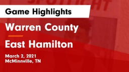 Warren County  vs East Hamilton  Game Highlights - March 2, 2021