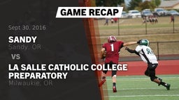 Recap: Sandy  vs. La Salle Catholic College Preparatory 2016