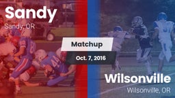 Matchup: Sandy  vs. Wilsonville  2016