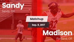 Matchup: Sandy  vs. Madison  2017