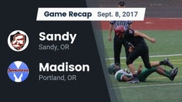 Recap: Sandy  vs. Madison  2017