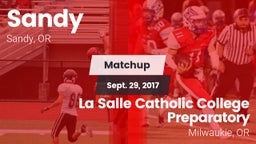 Matchup: Sandy  vs. La Salle Catholic College Preparatory 2017
