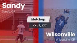 Matchup: Sandy  vs. Wilsonville  2017