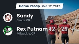 Recap: Sandy  vs. Rex Putnam  2017